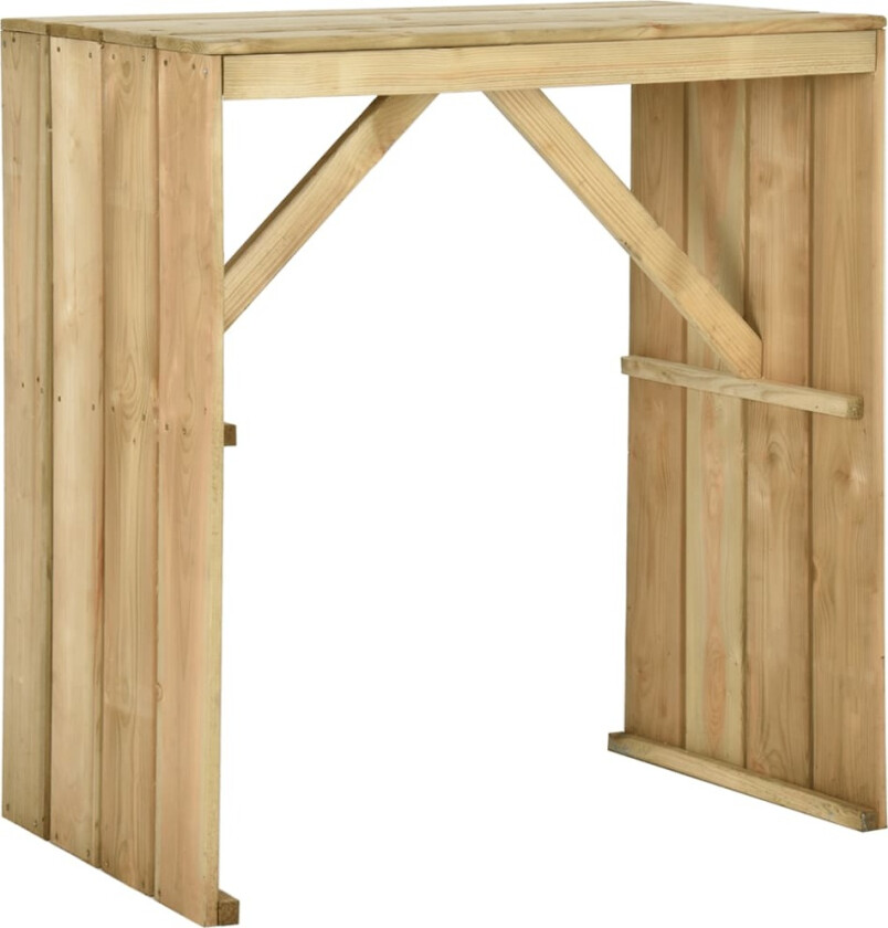 Barbord 100x60x110 cm impregnert furu