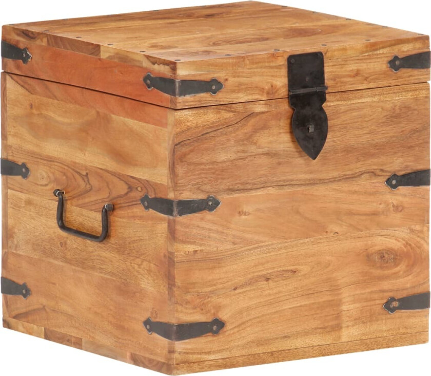 Kiste 40x40x40 cm heltre akasie