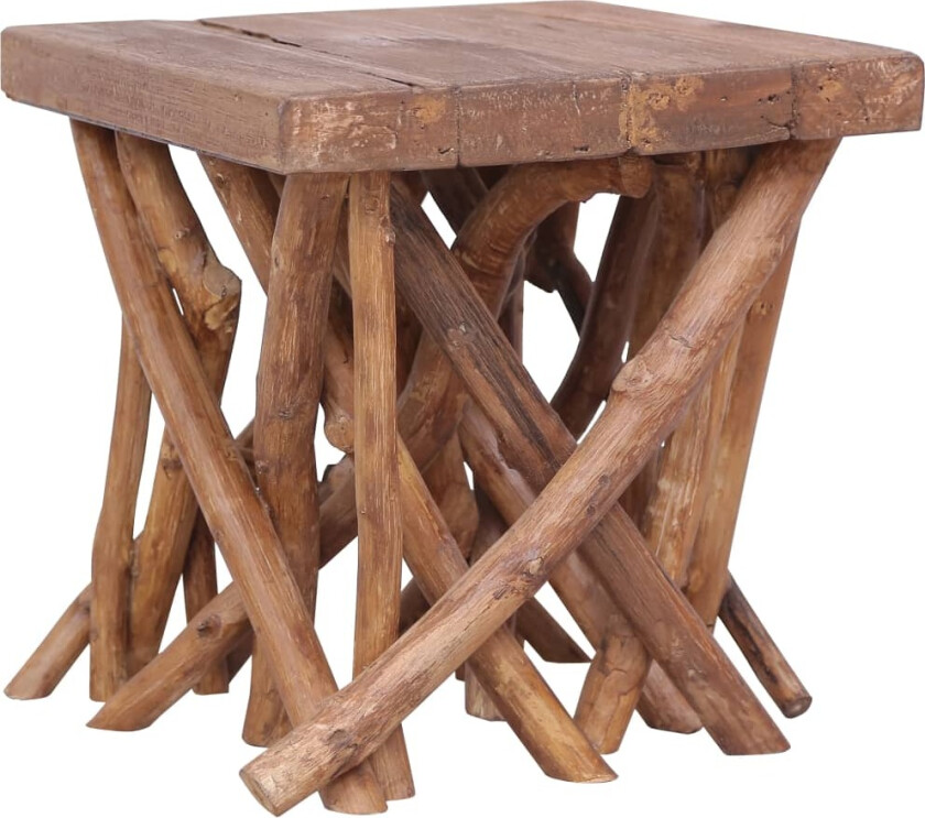 Tømmerbord 40x40x40 cm blandet gjenvunnet tre