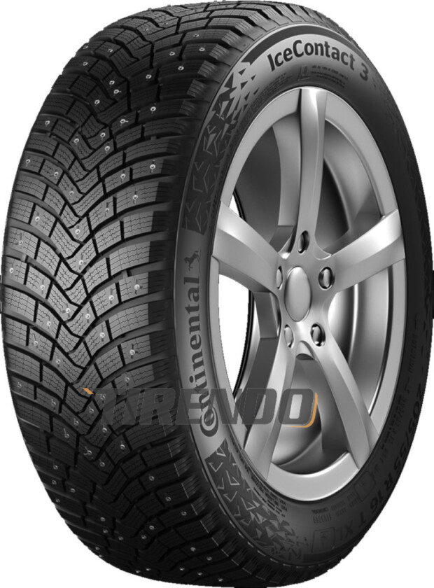 Bilde av IceContact 3 ( 235/55 R18 104T XL Conti Seal, med pigger )