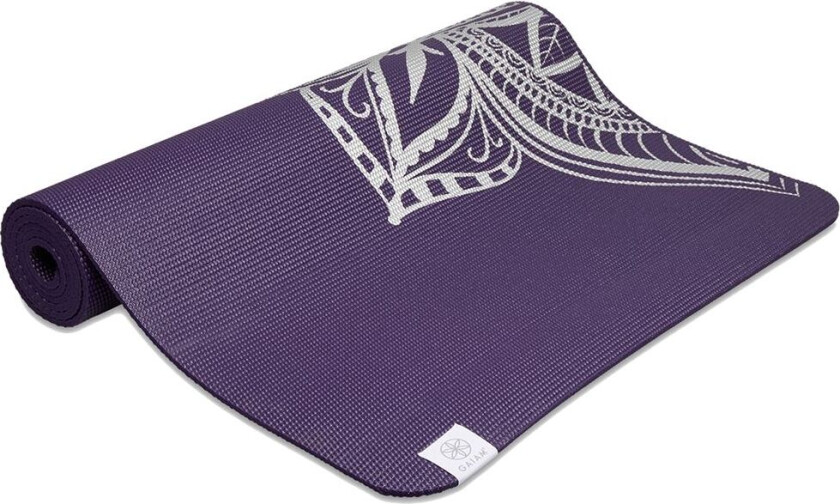 Aubergine Medallion Yoga Mat 6mm Premium Metallic