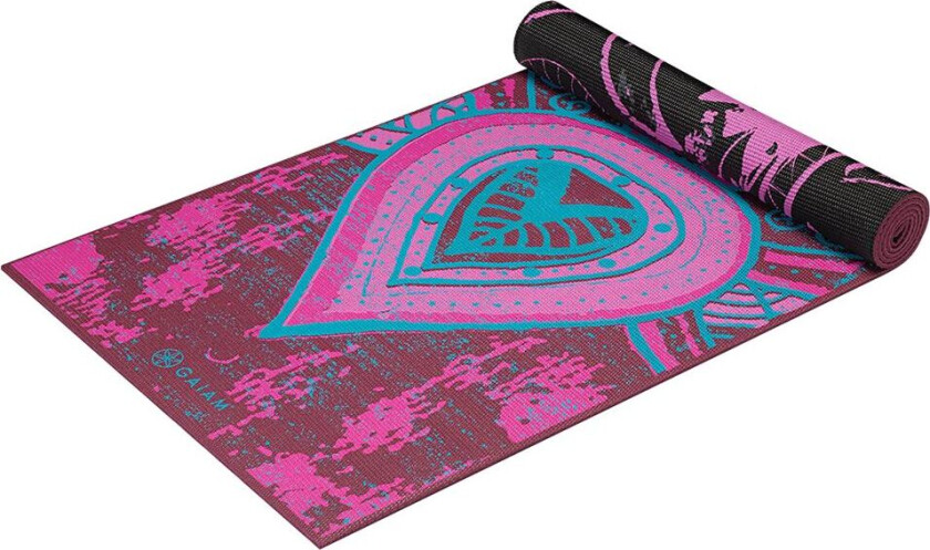 Be Free Yoga Mat 6mm Premium Reversible