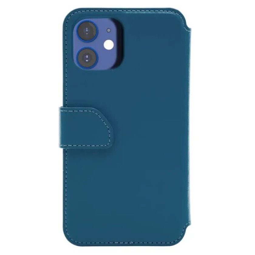 Wallet Case Solo 502 til iPhone 12 mini Mørkblå