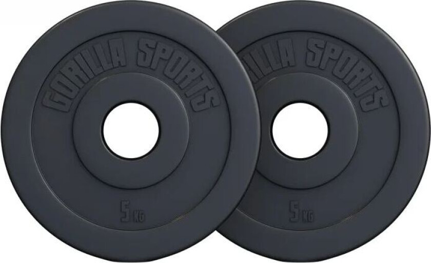 Vektplater BASIC Cement 51mm - 2 x 5 kg