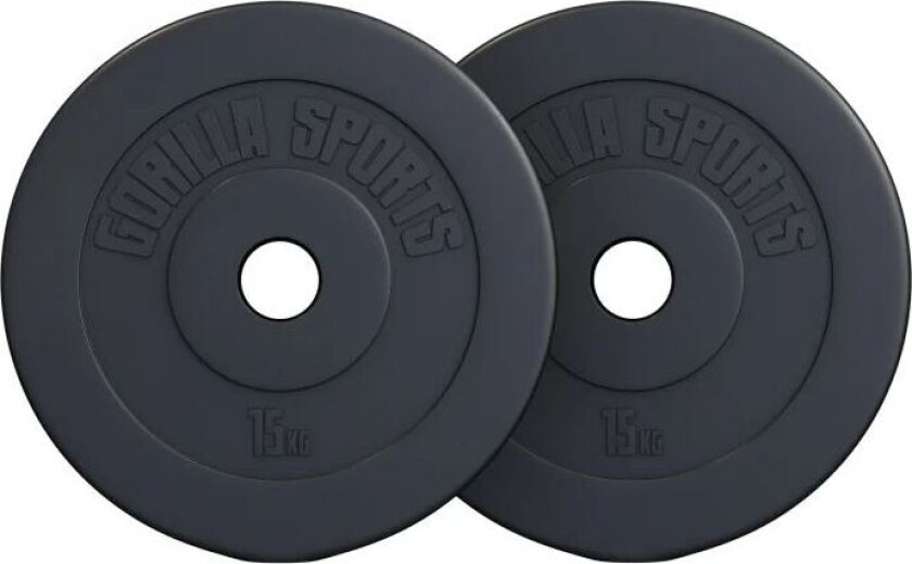 Vektplater BASIC Cement 51mm - 2x2,5-2x15kg