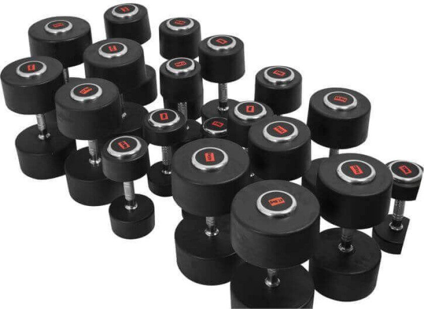 Bilde av Dumbbells PREMIUM gummi