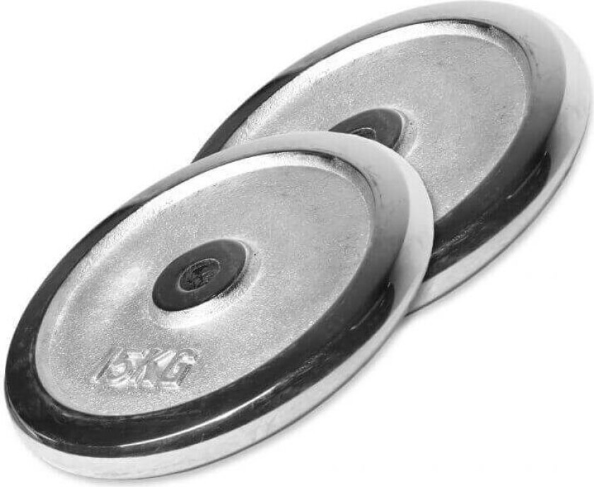 Vektskiver KROM - 2x15kg