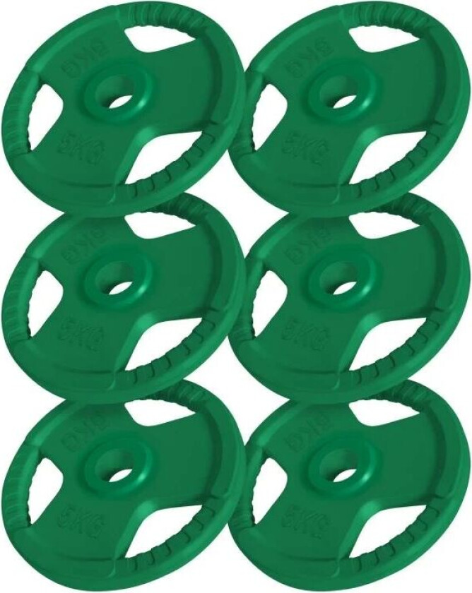 Vektskiver Trigrip 31mm - 6x5kg