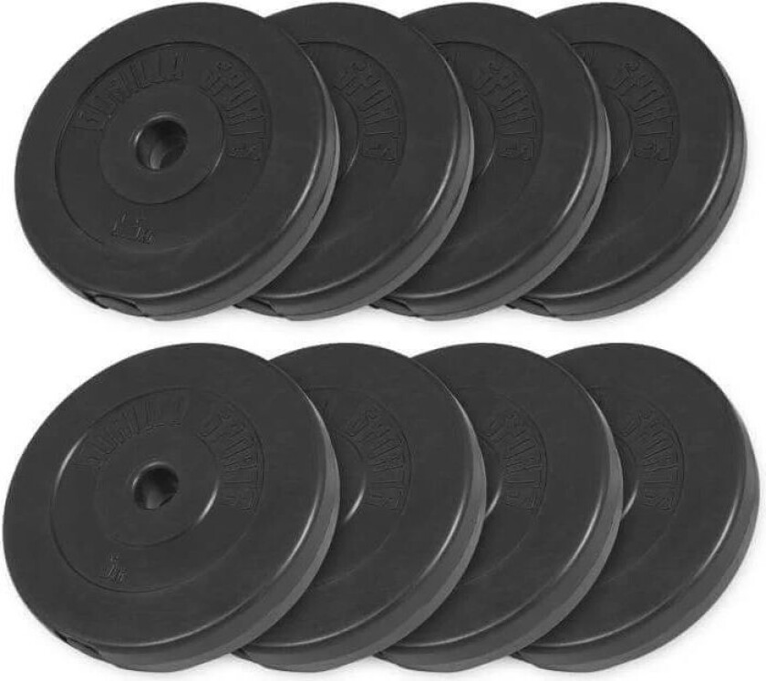 Viktskivor BASIC Cement - 4x2,5kg 4x5kg