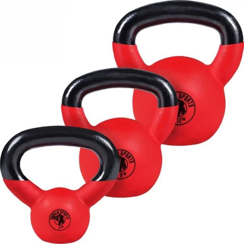 Kettlebell pakke Vinyl - 4kg 8kg 12kg