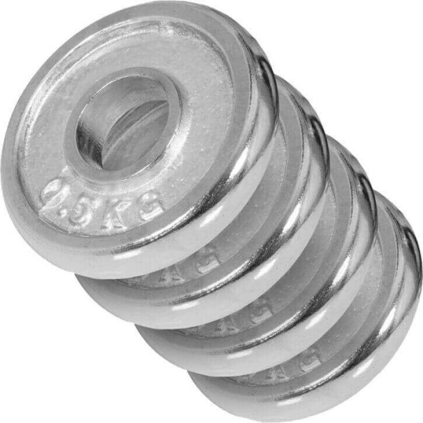 Viktskivor CHROME - 4 x 0,5 kg