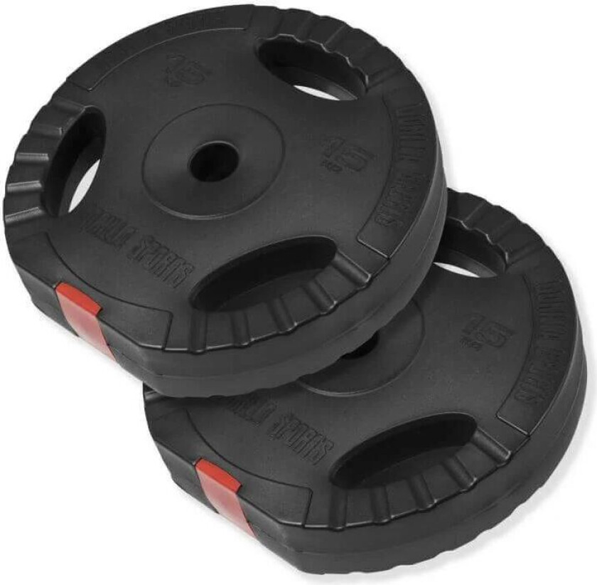 Vektskiver PRO Trigrip - 2x15kg