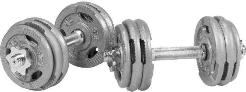 Hantler TRIGRIP Sølv - 2x15kg