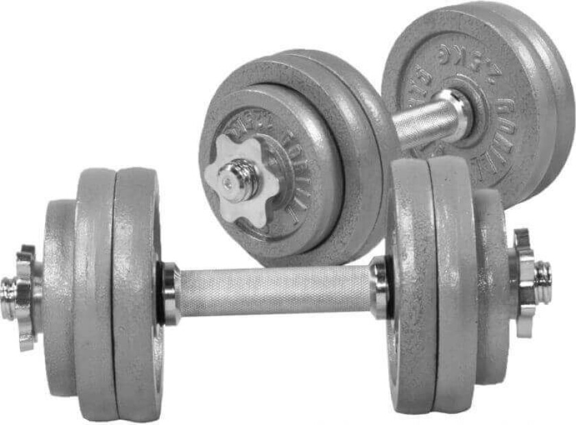 Hantler IRON Støpejern - 2x15kg