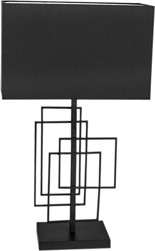 Paragon bordlampe 69 cm Matt svart-svart