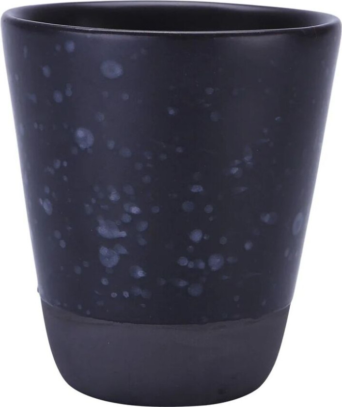 Aida Krus med doble vegger 25 cl sort med prikker