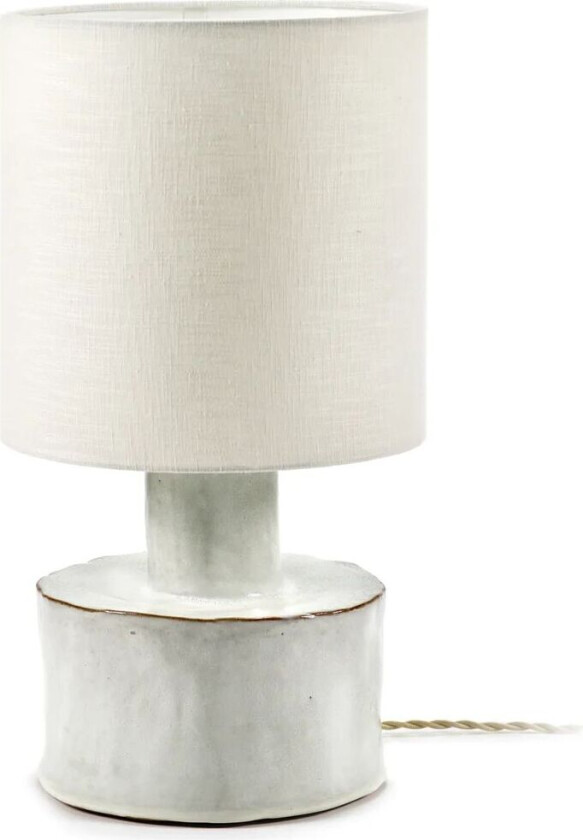 Catherine bordlampe 47 cm White-white