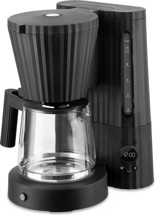 Plissé filter kaffetrakter svart - Kaffemaskiner og kaffebryggere - Michele De Lucchi - Svart