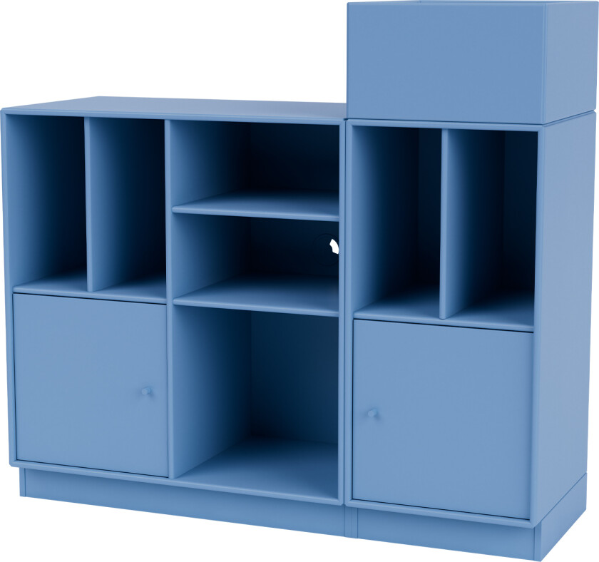 SPIN III Vinyl Storage, 07-Plinth7cm, 154 Azure - Skap og vitrineskap - designer_peter_j_lassen - Blå - MDF