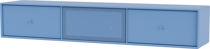 OCTAVE V TV Bench, 04-Suspensionrails, 154 Azure - Hyller & Hyllesystem - designer_peter_j_lassen - Blå - MDF