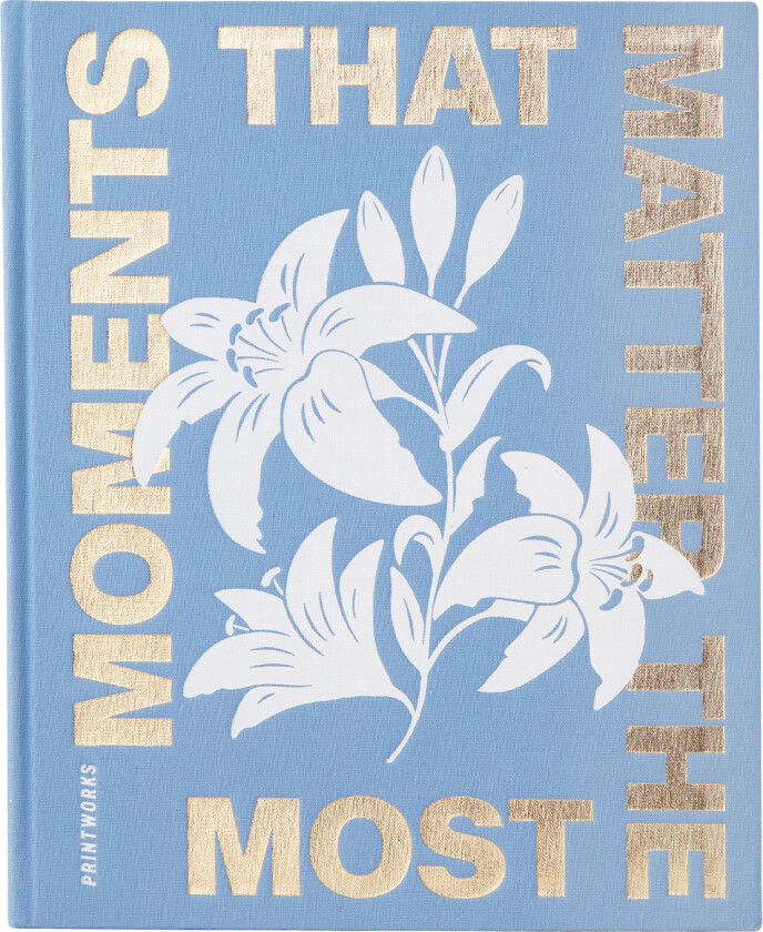 Photo Album - Moments that Matters the Most, Blue - Bøker