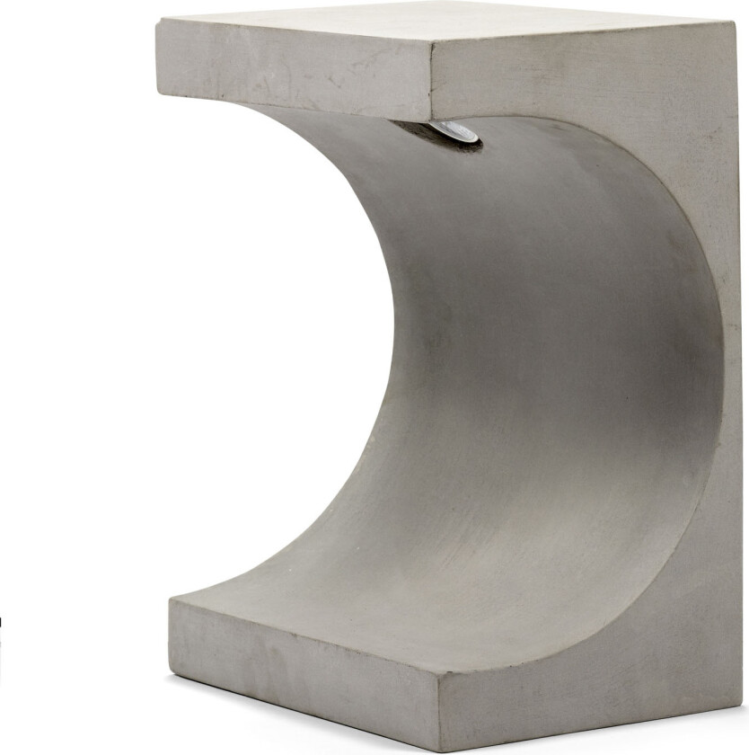 Side Table Concrete Tangent - Bordlamper - Patrick Paris - Grå
