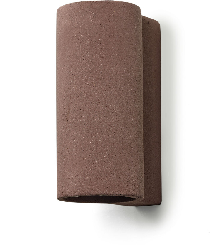 Wall Lamp Tube Dark Red - Vägglampor - Thijs Prinsen - Rød