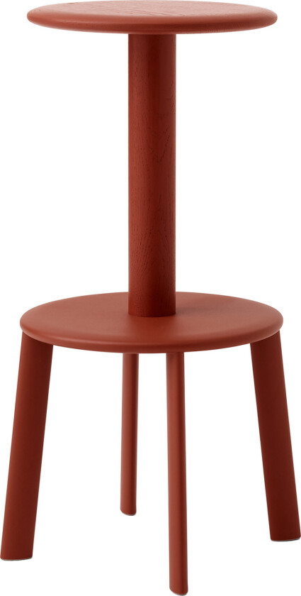 Massif Counter Stool AV39 Ember - Barstoler - Anderssen & Voll - Rød - Metall/Tre/Syntetisk