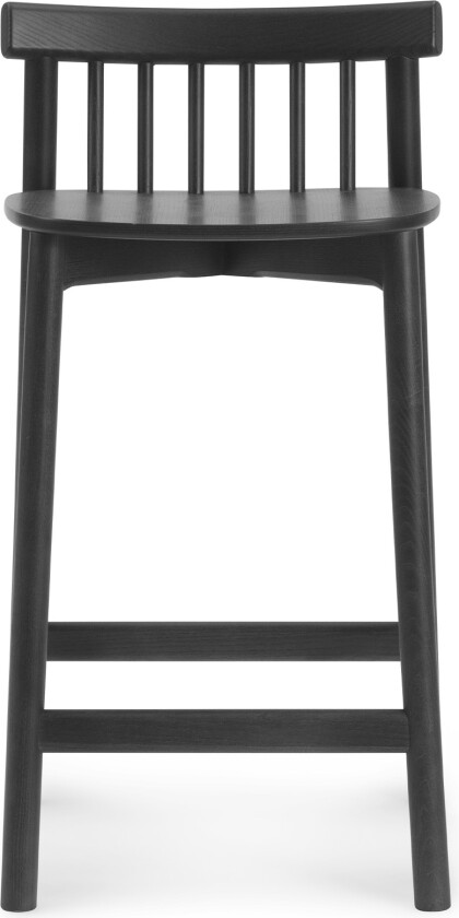 Pind Barstool 65 cm Black Stained Ash - Barstoler - Simon Legald - Tre farget - Tre
