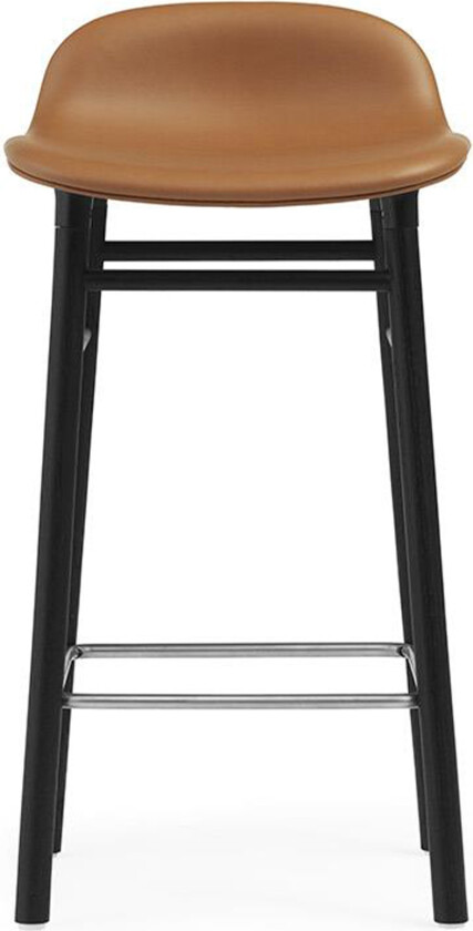 Bilde av Form Barstool 65 cm Full Upholstery Black Oak Group 7 Ultra 41574 - Barstoler - Simon Legald - Tre/Tekstilmateriale/Plast