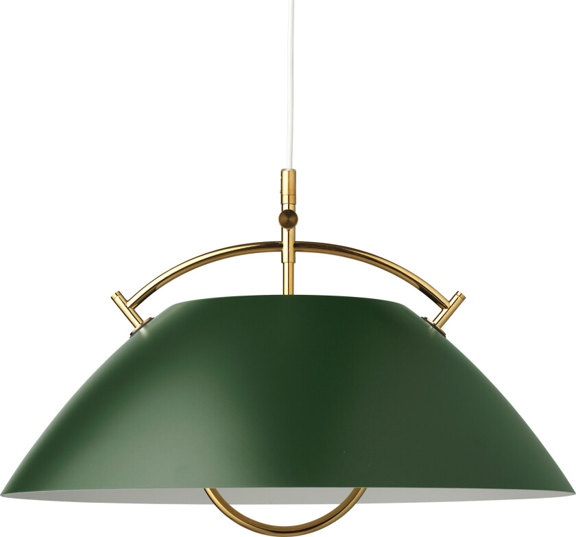 The Pendant Dark Green Gold E27 Without Lift - Pendellamper - Hans J. Wegner - Grønn