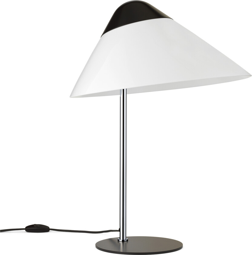 Opala Table Lamp Midi Black Chrome E27-C - Bordlamper - Hans J. Wegner - Svart