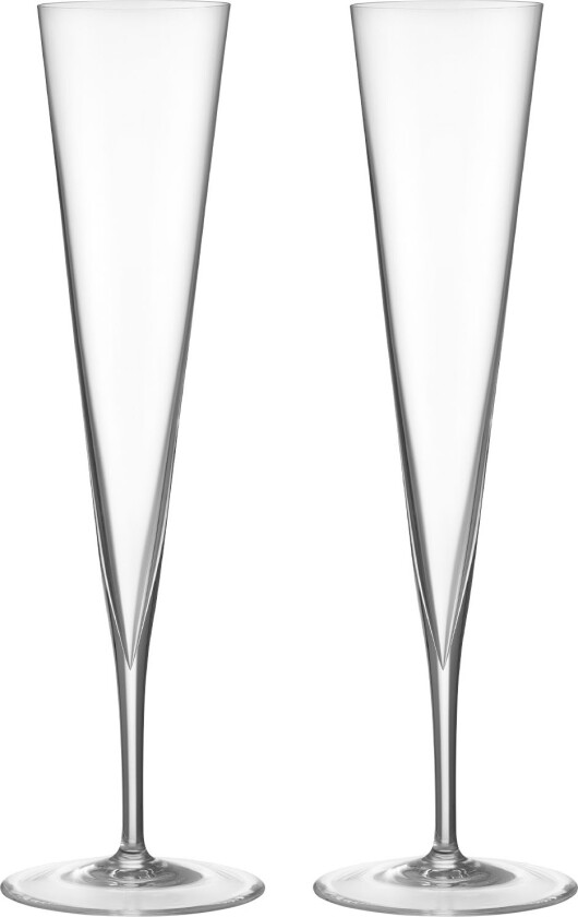 Geometry Champagne Glass 25 cl 2-Pack - Champagneglass - designer_claesson_koivisto_rune - Gjennomsiktig