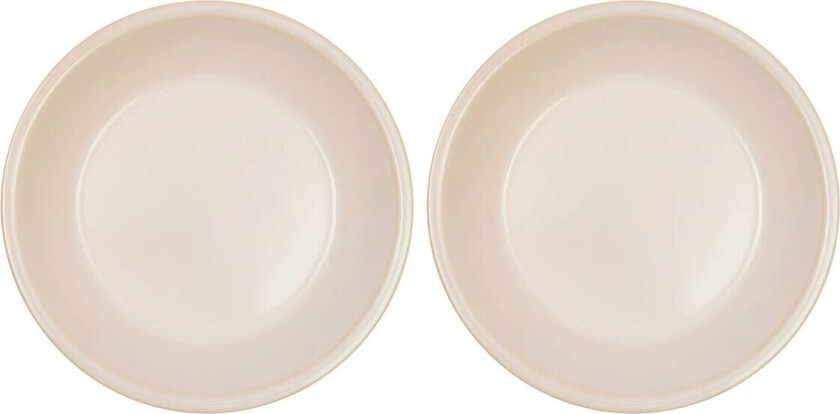 Yuka dyp tallerken Ø19 cm 2-pk Offwhite
