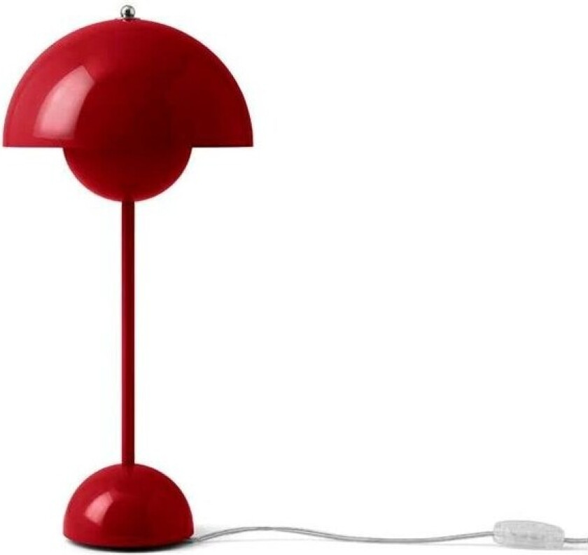 FlowerPot VP3 bordlampe Vermilion red