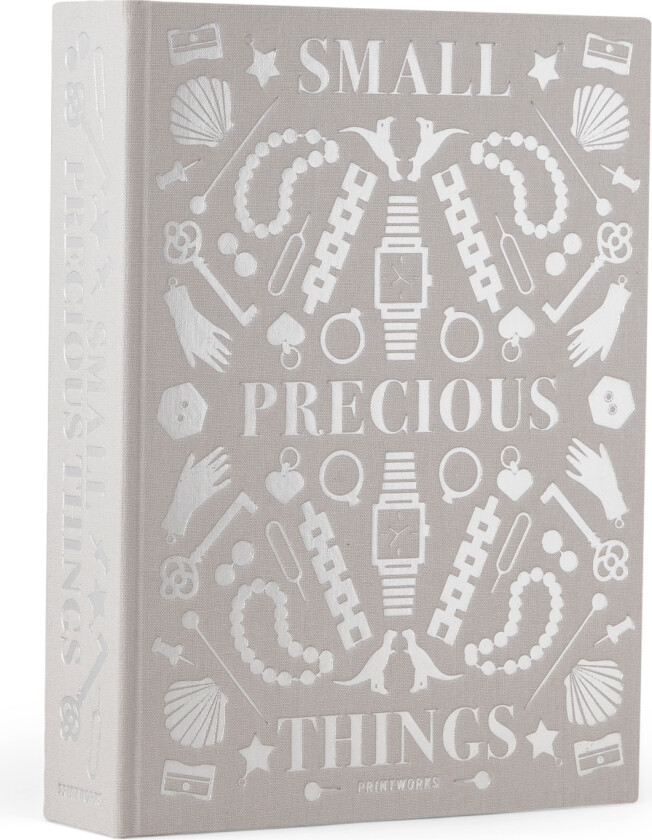 Storage box - Precious Things, Grey - Bøker