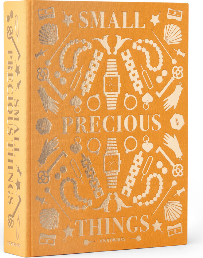 Storage box - Precious Things, Yellow - Bøker