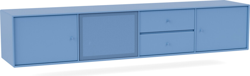 OCTAVE VIII TV Bench, 04-Suspensionrails, 154 Azure - TV-benker - designer_peter_j_lassen - Blå - MDF