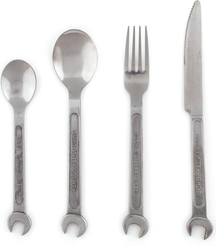Cutlery Set Diy: Knife, Fork, Spoon & Coffee Spoon Stainless Steel 18/0 - Bestikksett - diesel