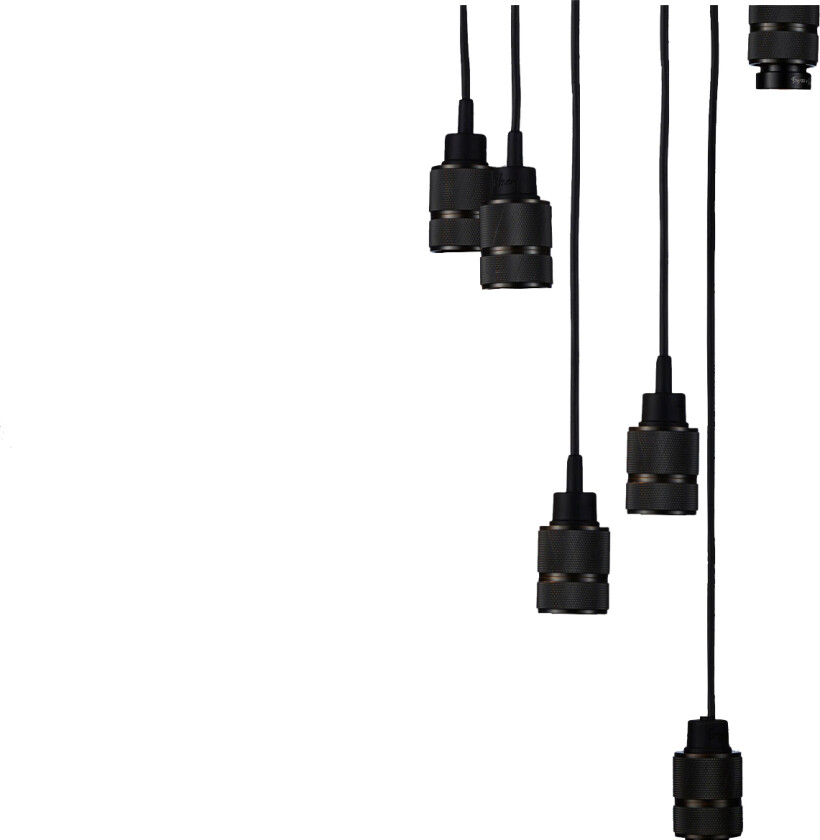 Hooked Pendant 6.0 Nude / Smoked - 2m - Pendellamper - Massimo Buster Minale - Bronse