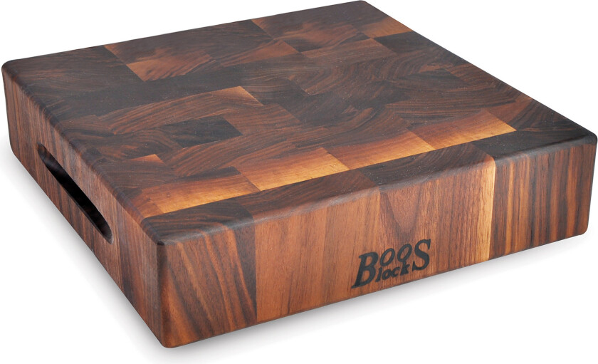 Skjærebrett Butcher Block Valnøtt 46x46x7,5 cm 10,9 - Skjarebrett - Brun - Tre
