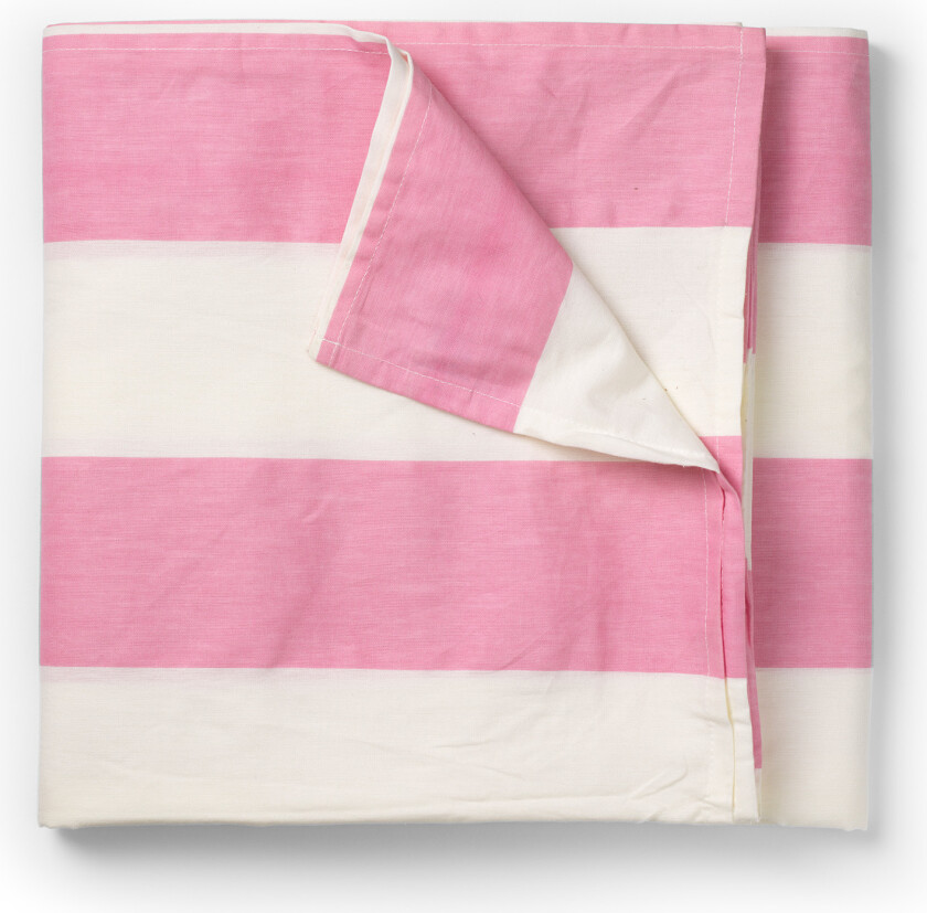 Tablecloth Gaia 250 cm - Duker - Rosa,Hvit
