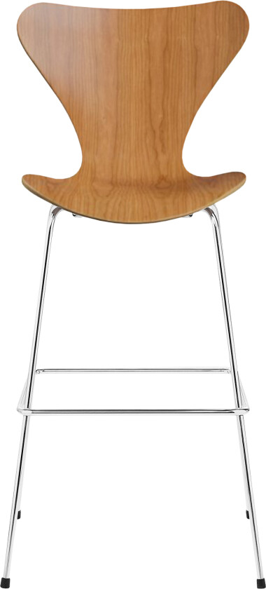 3197 Sjuan, Körsbärsfanér - Barstoler - designer_arne_jacobsen - Tre farget - Metall/Tre