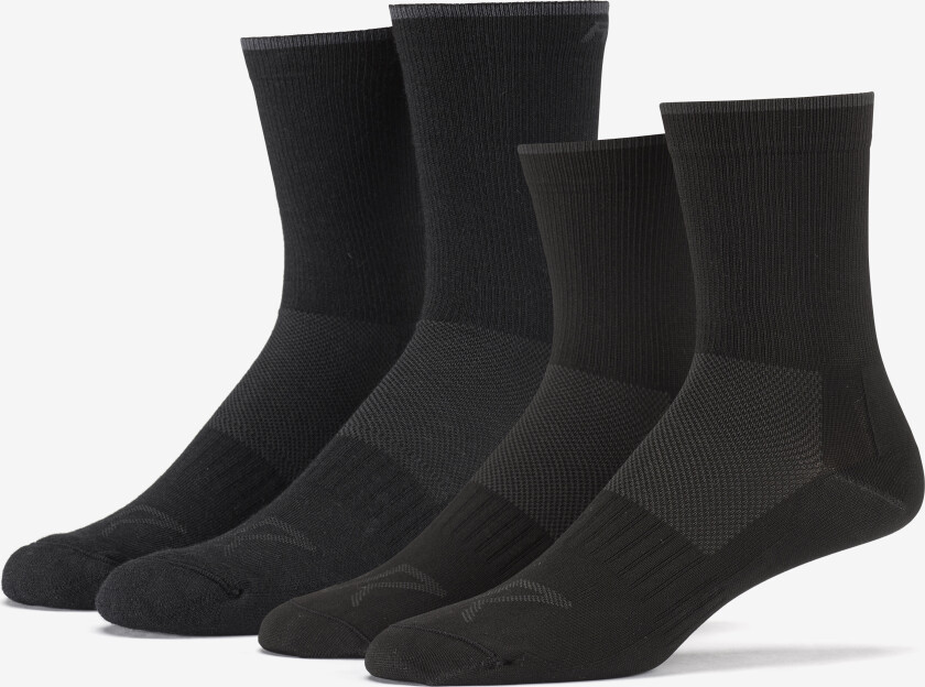 Dame > Sokker, 2 In 1 Wander Sock Dame Black, Størrelse:S34-36