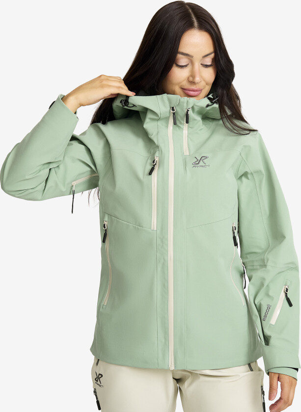 Cyclone 3L Shell Jacket Dame Iceberg Green, Størrelse:XL - Skalljakke, Turjakke & Vindjakke