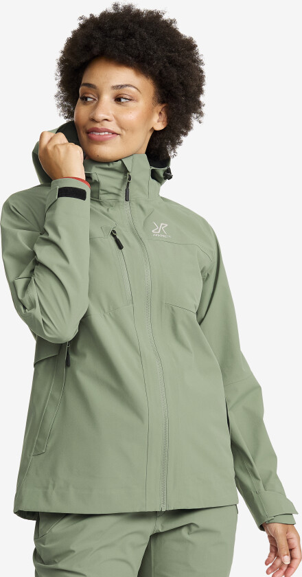Cloud 3L Shell Jacket Dame Dusty Green, Størrelse:M - Skalljakke, Turjakke & Vindjakke