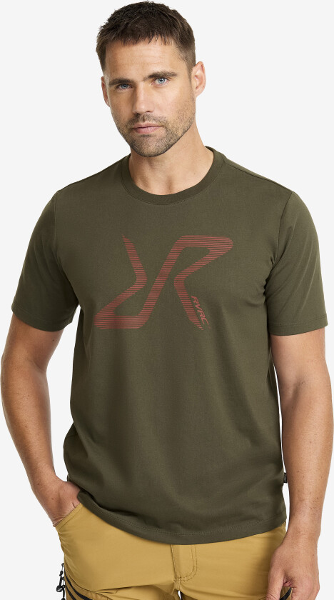 Easy Graphic Logo T-Shirt Herre Forest Night, Størrelse:XS - Herre > Overdeler > T-skjorter