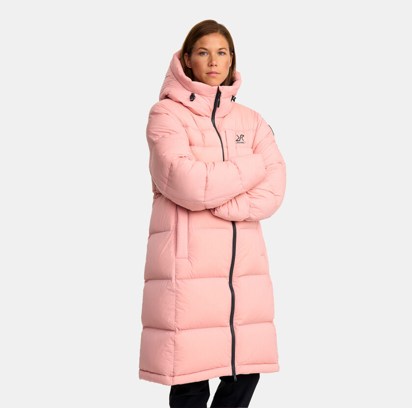Skalljakke, Turjakke & Vindjakke, Flexpedition Down Parka Dame Blush, Størrelse:M