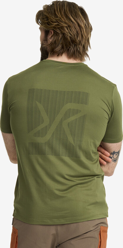 Herre > Overdeler > T-skjorter, Mission Graphic Logo T-shirt Herre Cypress, Størrelse:2XL