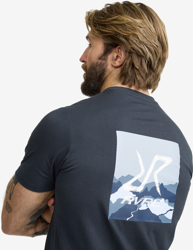 Easy Graphic T-shirt Herre Blueberry, Størrelse:M - Herre > Overdeler > T-skjorter